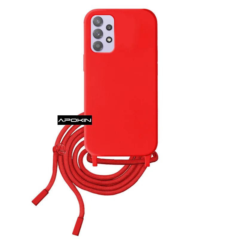 Capa Apokin Macia com Cordão para Samsung Galaxy A32 5G Variedade de cores - Imagem 3