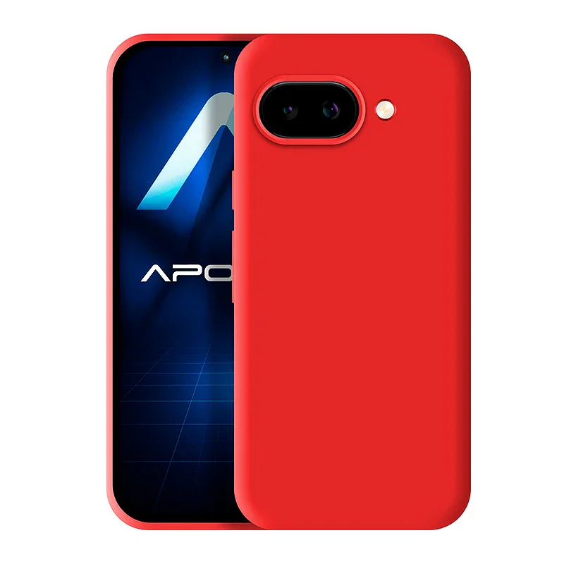 Capa Apokin em Silicone Macio para Google Pixel 9a Cor: Preto - Imagem 4