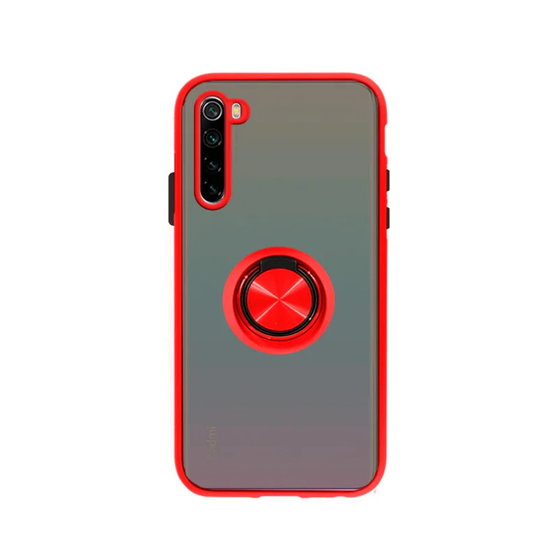 Capa Apokin para Xiaomi Redmi Note 8 Gel Fumado com Suporte Azul - Imagem 4