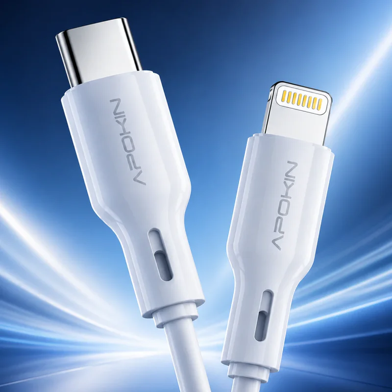 Carregador Apokin 20 W USB-C PD com Cabo Lightning - Imagem 5