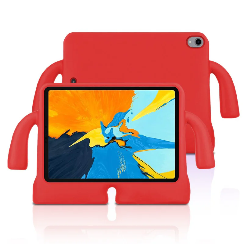 Capa Antichoques Apokin para iPad Air 10.9 e Pro 11 polegadas em Silicone para Crianças Vermelho - Imagem 1