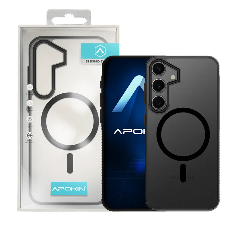 Capa Apokin ABR com MagSafe para Samsung Galaxy S24 Plus e S25 Plus Transparente - Imagem 2