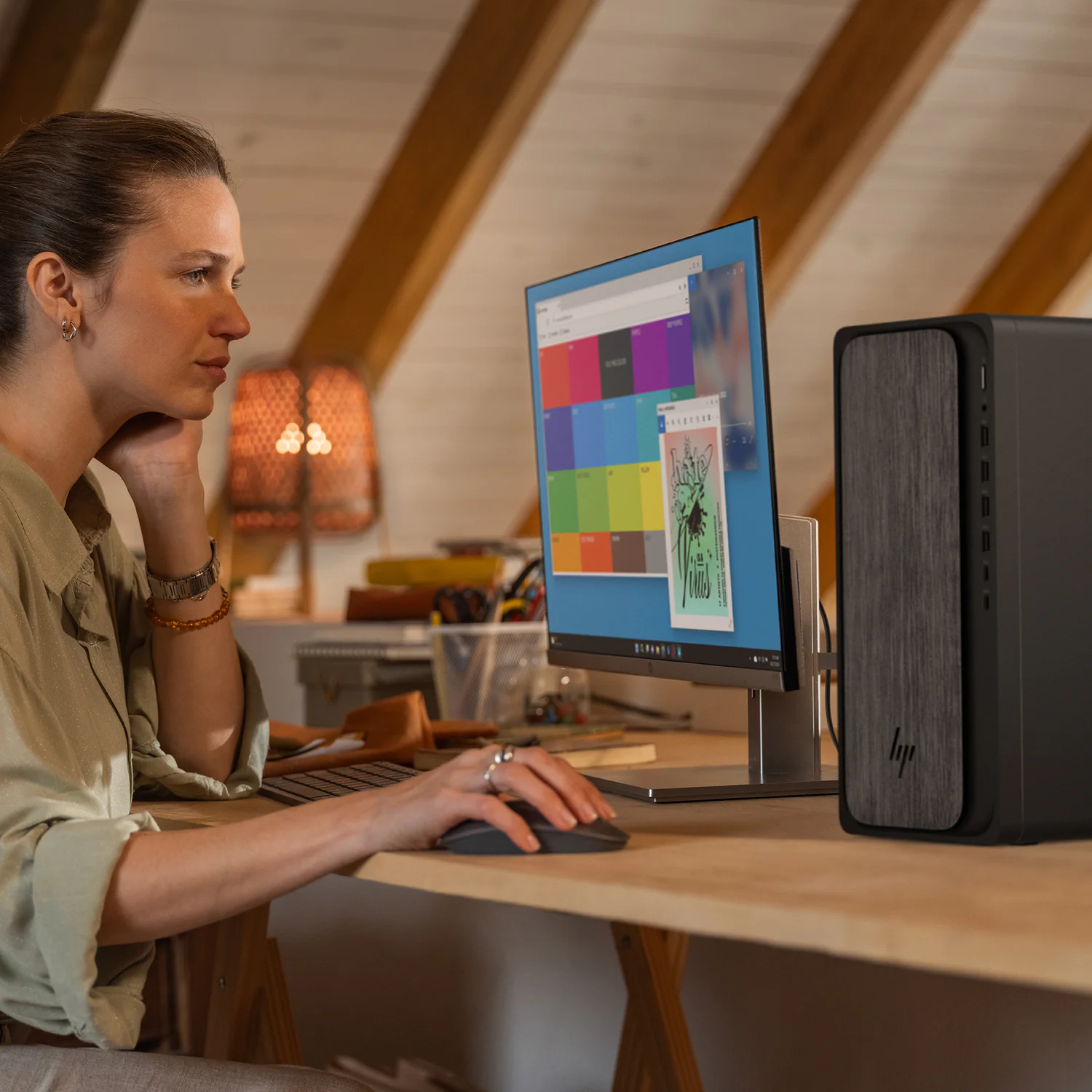 Computador HP OmniDesk M02-0034ns AMD Ryzen 5 8500G 16GB 512GB SSD FreeDOS - Imagem 6
