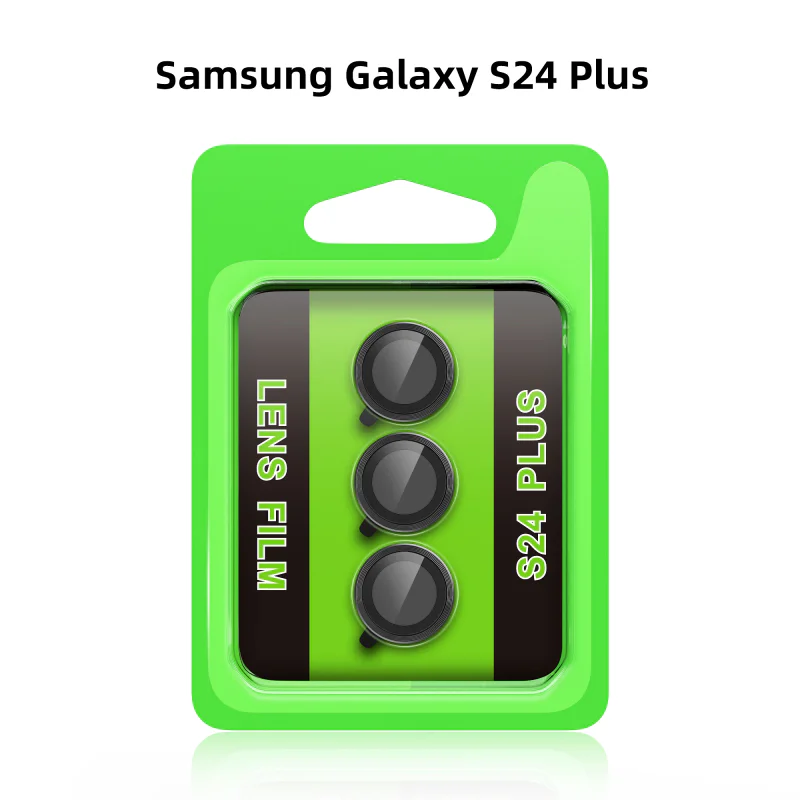 Protetor de Lente Metálico Apokin para Samsung Galaxy S24 Plus Prata - Imagem 1