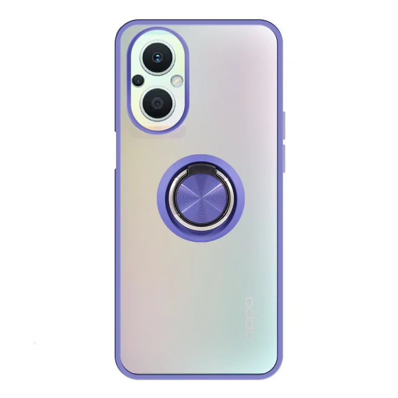 Capa de Gel Apokin com Íman e Suporte Fumada para Oppo Reno 8 Lite Preto - Imagem 2