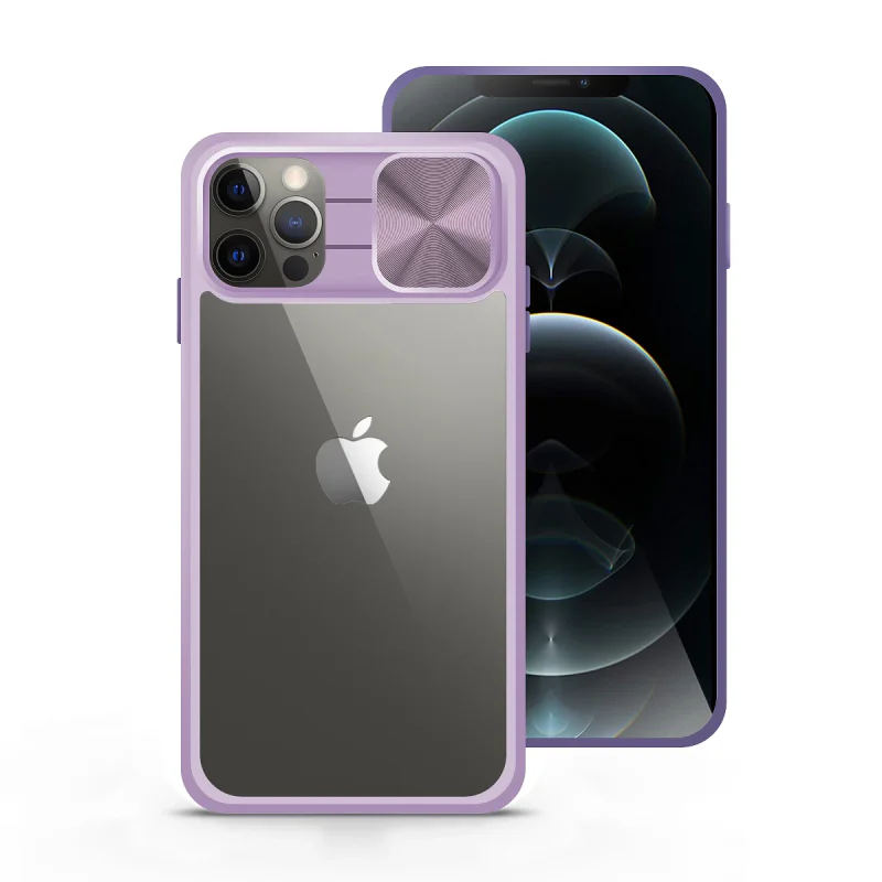 Capa Apokin para iPhone 12 Gel Antichoque com Tampa Deslizante Variedade de cores - Imagem 4