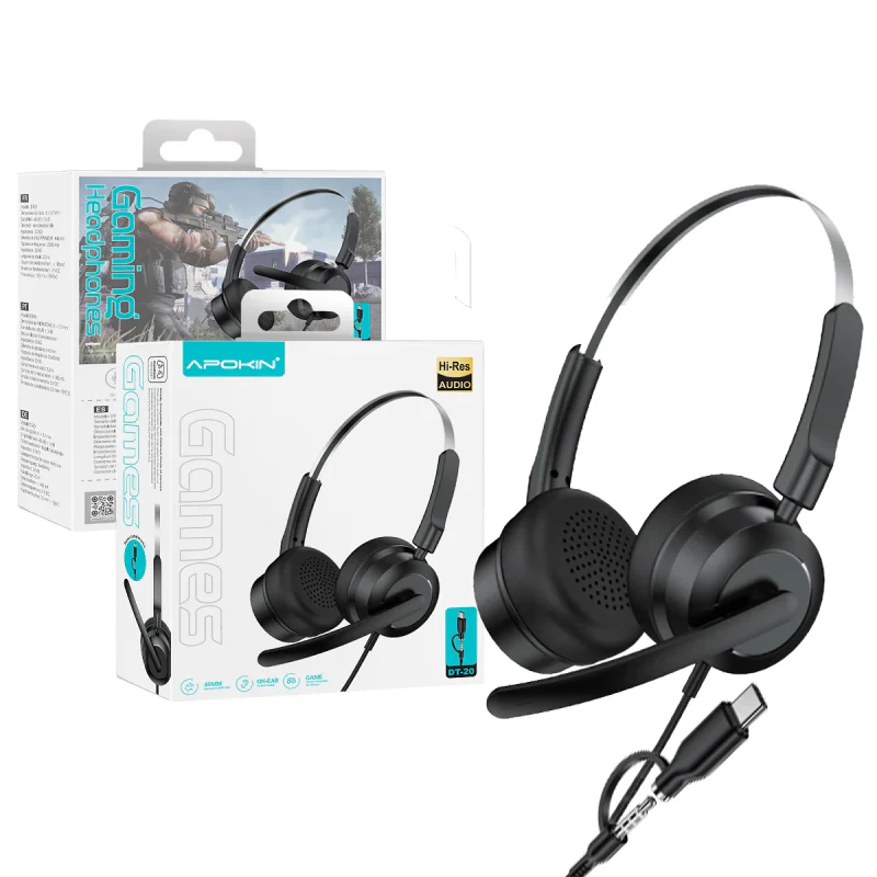 Headset Gaming Apokin DT-20 Português