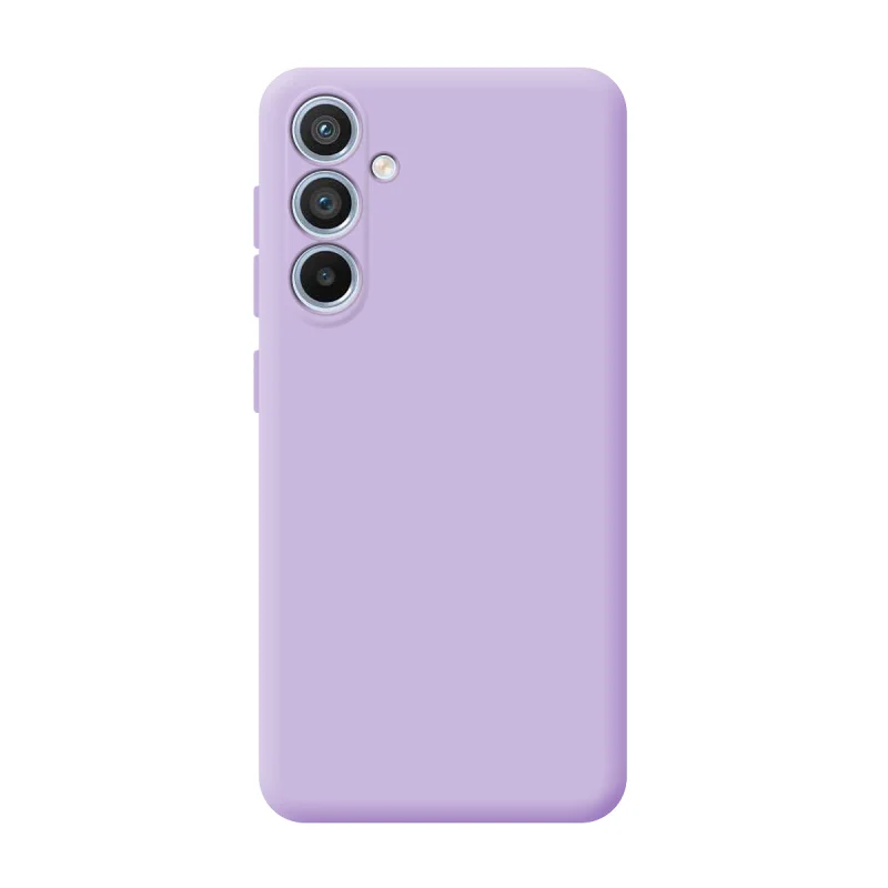 Capa de Silicone Apokin para Samsung Galaxy A34 5G com Proteção de Câmara 3D Lilás - Imagem 6