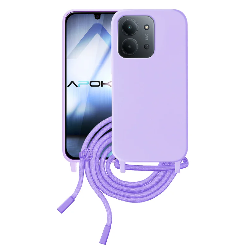 Capa Apokin com Cordão para Xiaomi Redmi 15C Variedade de cores - Imagem 4
