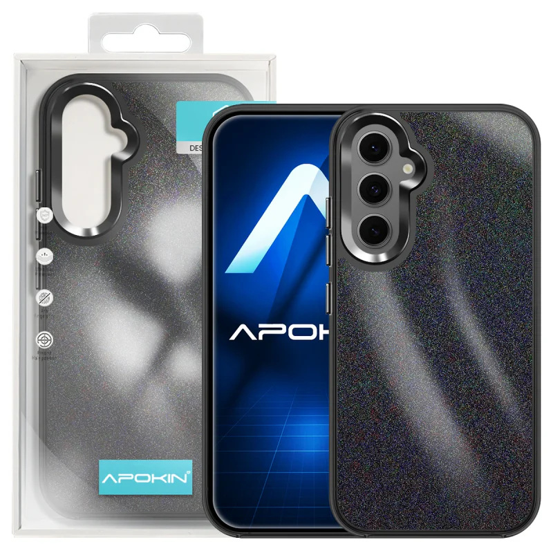 Capa Acrílica Apokin com Purpurina para Samsung Galaxy S24 FE Rosa - Imagem 6