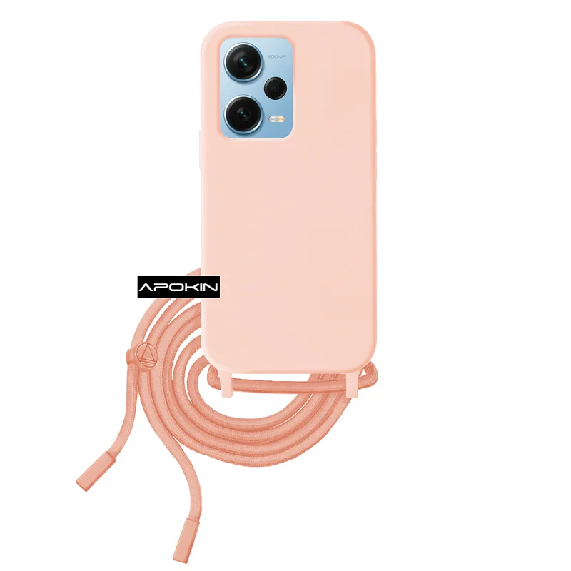 Capa Flexível Apokin para Xiaomi Redmi Note 12 Pro Plus com Cordão Variedade de cores - Imagem 5