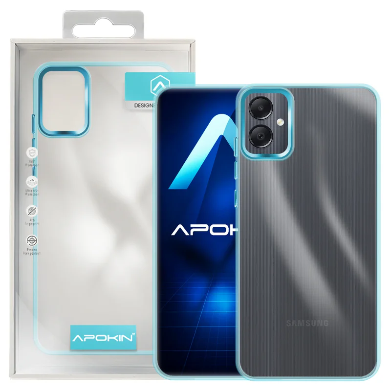 Capa Acrílica Apokin para Samsung Galaxy A06 Transparente Rosa - Imagem 6