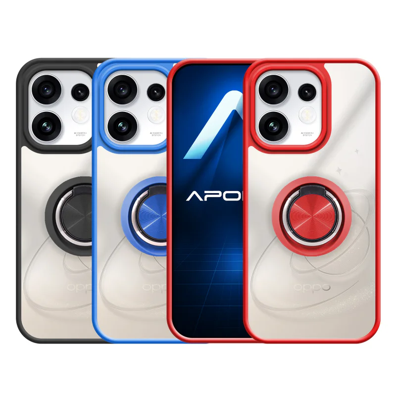 Capa Apokin para Oppo Reno 16 / 16 Pro Gel Magnética com Suporte Fumada Preto - Imagem 1