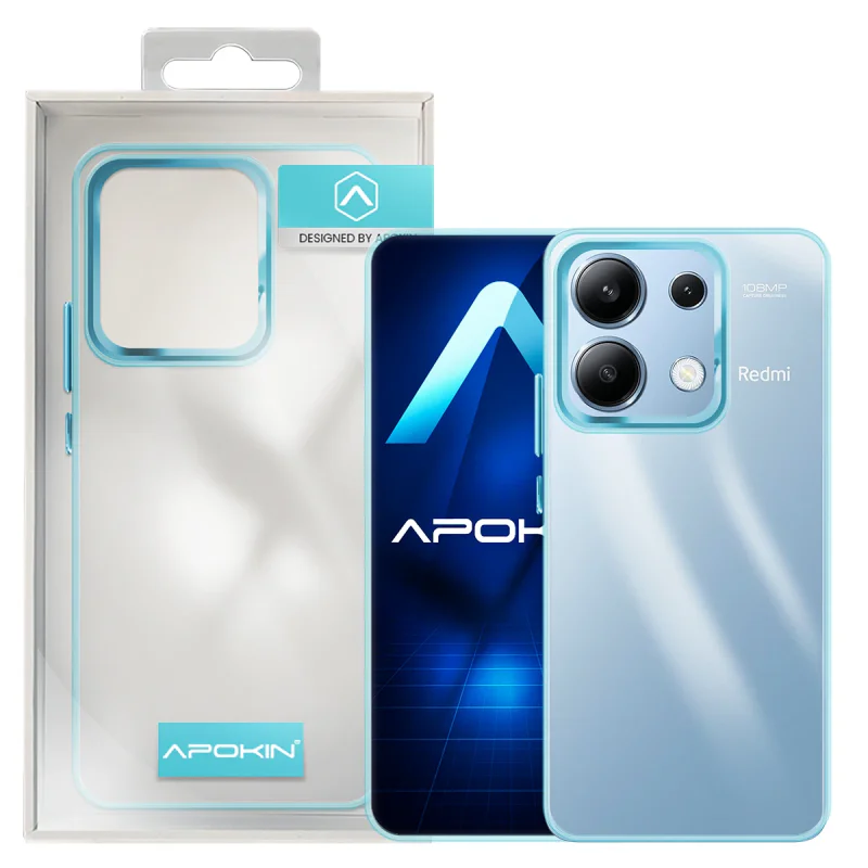 Capa Apokin para Xiaomi Redmi Note 13 Pro 4G em Acrílico Transparente Rosa - Imagem 6