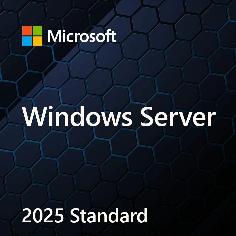 Licença Microsoft Windows Server 2025 Standard 16 Núcleos OEM OEI 64 bits DVD Português