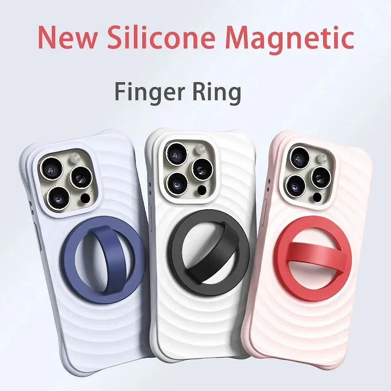 Suporte Magnético Apokin com Anel de Silicone MagSafe 14 - Imagem 4
