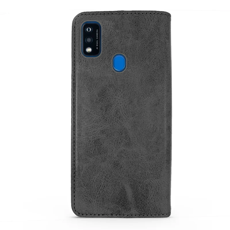 Capa Apokin para ZTE Blade A51 Couro Sintético com Porta-cartões Variedade de cores - Imagem 5
