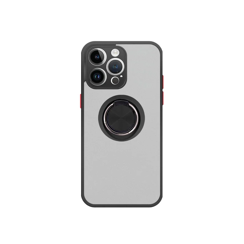 Capa Magnética Apokin para iPhone 14 Pro 6,1 polegadas em Gel com Suporte Fumada Preto - Imagem 4