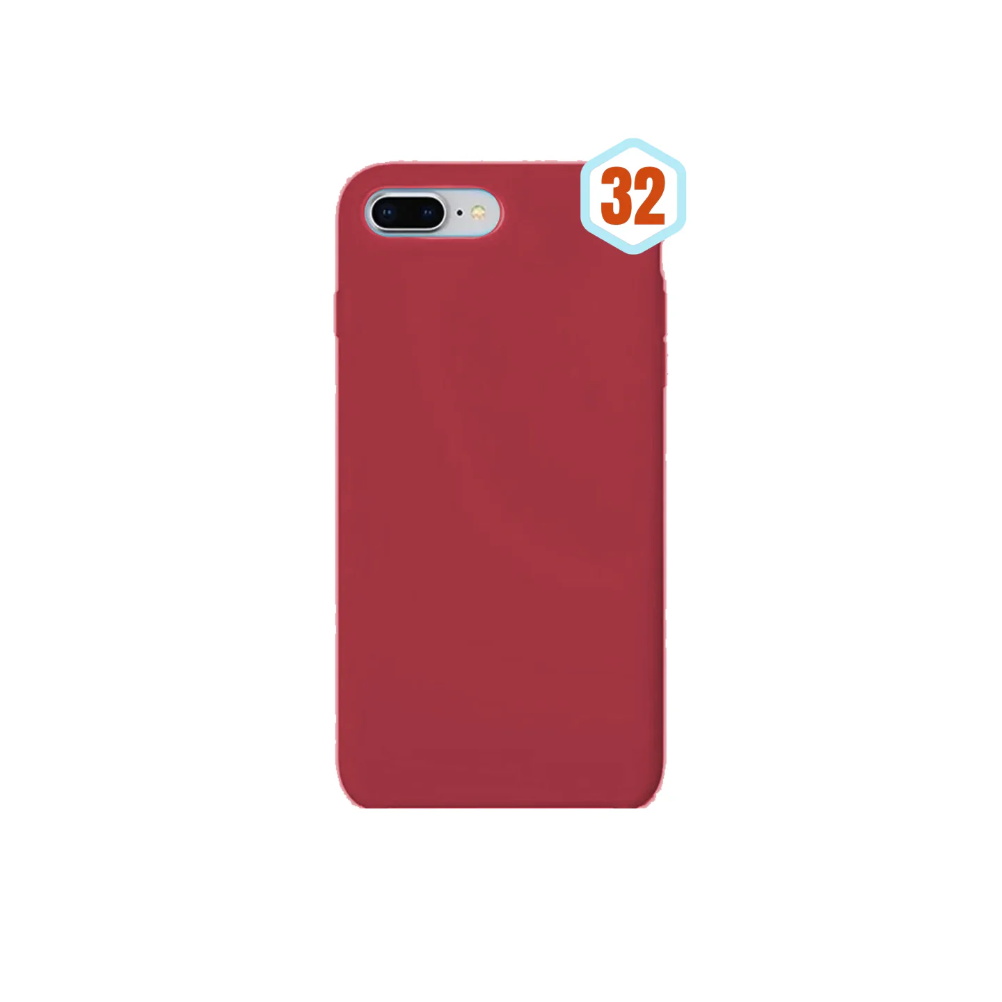 Capa Silicone Líquido Apokin para iPhone 7/8/SE, Vinho - Imagem 1