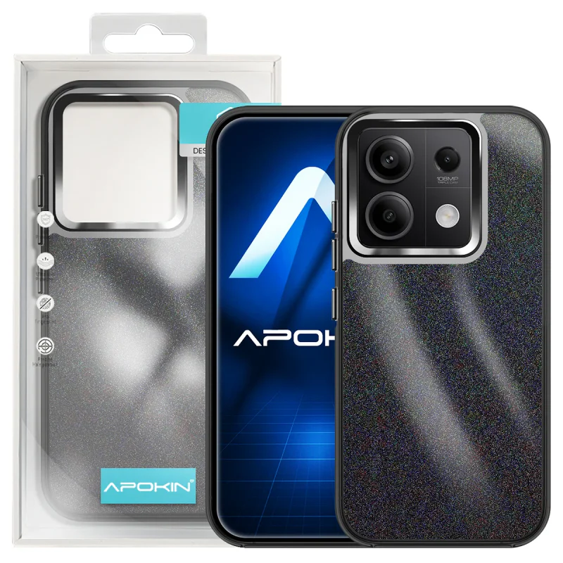 Capa Acrílica Apokin com Purpurina para Xiaomi Redmi Note 13 5G Lilás - Imagem 6