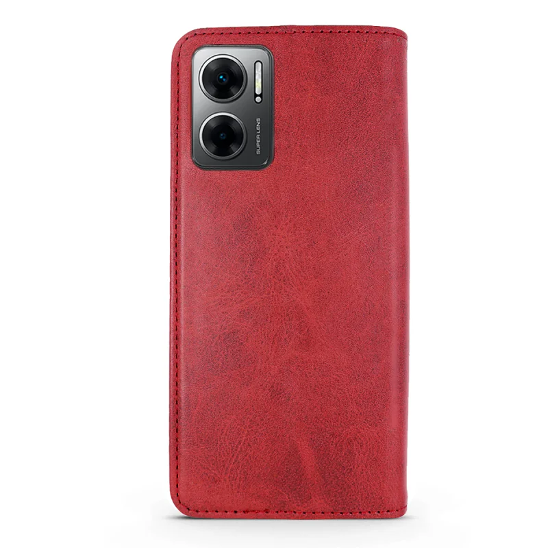 Capa Livro Apokin para Xiaomi Redmi 10 5G com Porta-Cartões em Pele Sintética Preto - Imagem 5