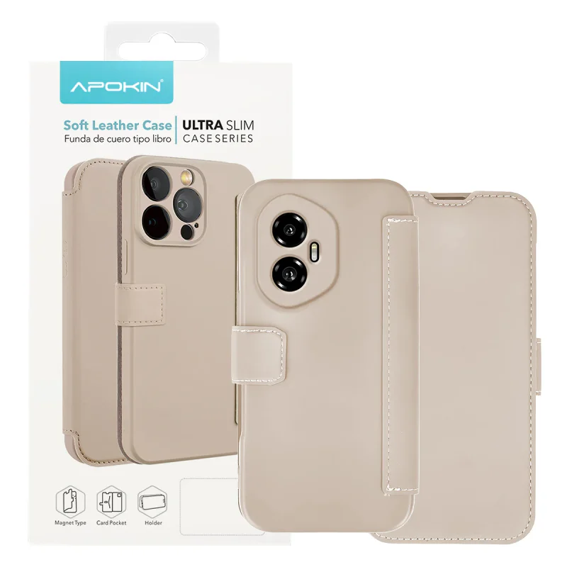 Capa Apokin para Honor 300 em Silicone Suave Rosa claro - Imagem 3