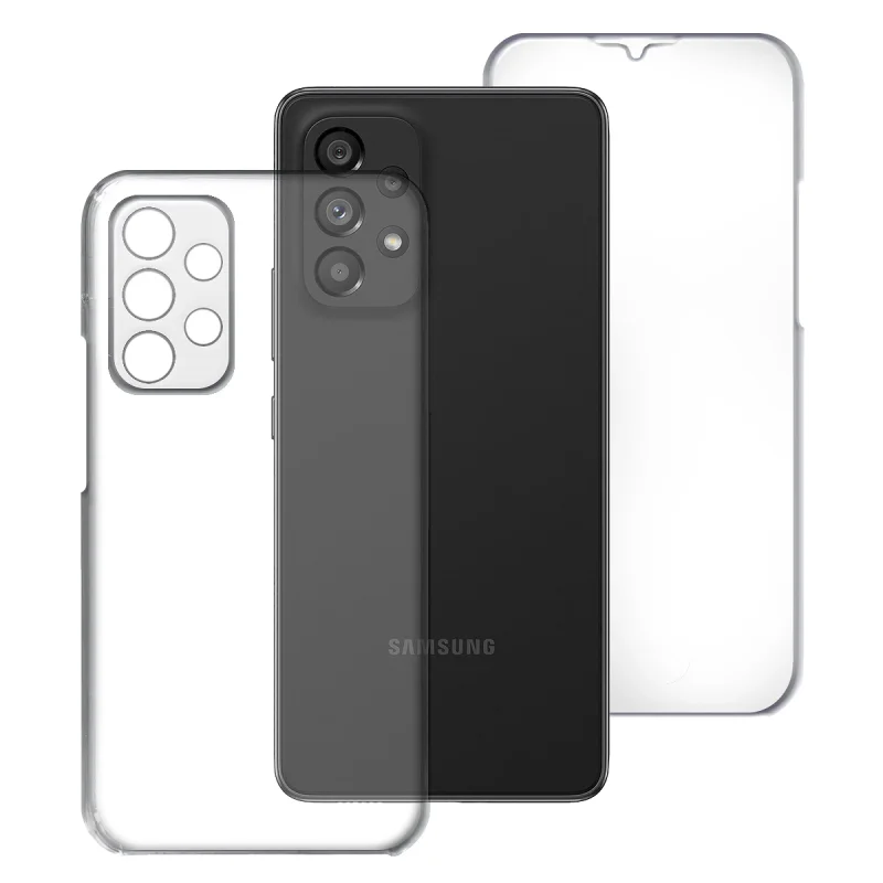 Capa Apokin Dupla para Samsung Galaxy A53 5G Silicone 360 Graus Transparente