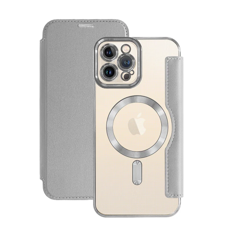 Capa Apokin Mocome Cromada com MagSafe para iPhone 12 Pro Max Preto - Imagem 3