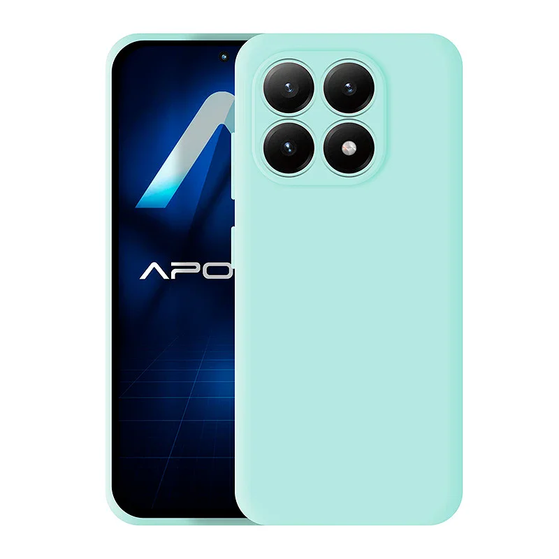 Capa Apokin Silicone Suave para Xiaomi 15T Pro Lilás - Imagem 3