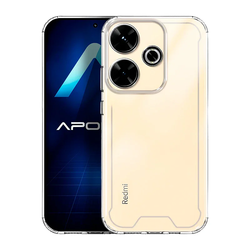 Capa Apokin para Xiaomi Redmi 13 Antichoque Reforçada Transparente