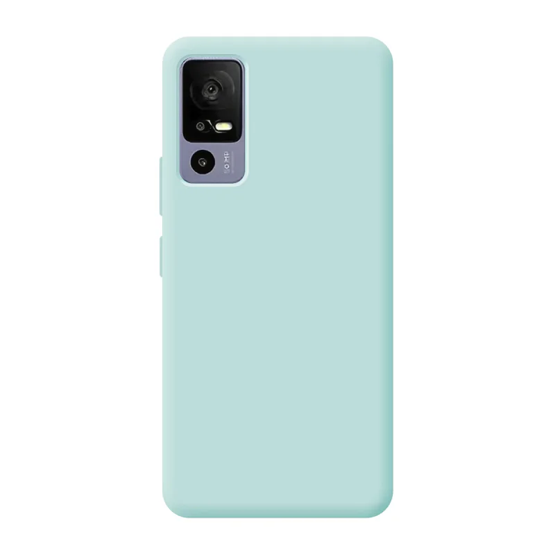 Capa Apokin para TCL 40R 5G Silicone Macio com Proteção de Câmara 3D Azul - Imagem 3