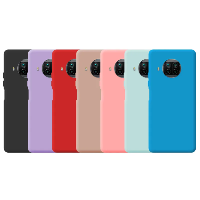 Capa Apokin para Xiaomi Mi 10T Lite Silicone Macio com Proteção de Câmara 3D Variedade de cores