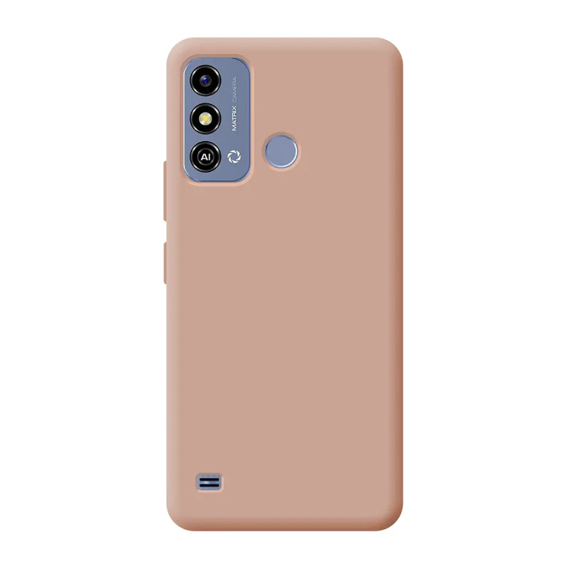 Capa Apokin para ZTE Blade A53 Silicone Macio Vermelho - Imagem 4