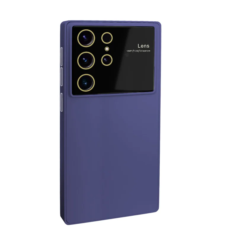 Capa Apokin para Samsung Galaxy S23 Ultra Silicone Mate com Proteção de Câmara Lilás - Imagem 5