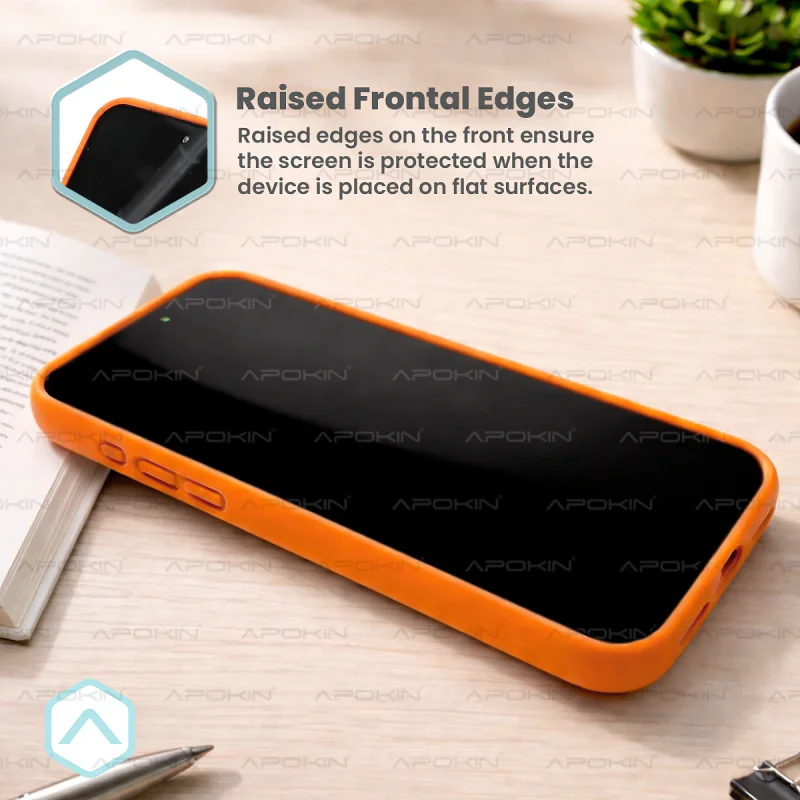 Capa Apokin Allmatch para iPhone 17 Pro Max e 18 Pro Max Silicone Suave com Suporte Preto - Imagem 5