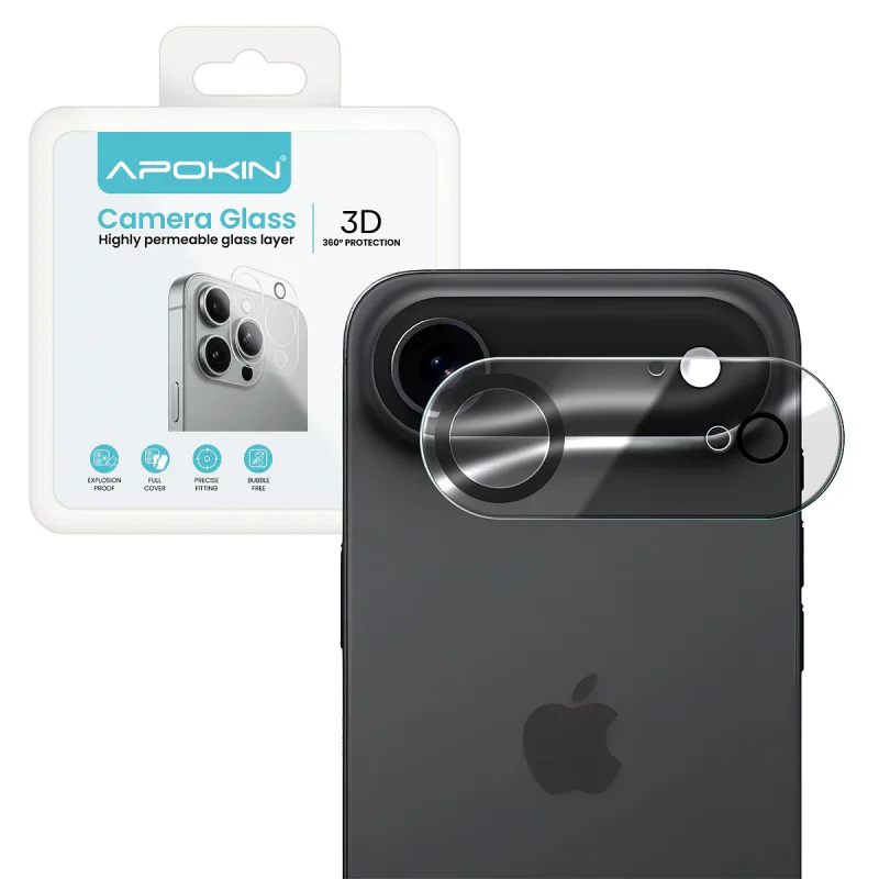 Protetor de Câmara Traseira Apokin para iPhone 17 Air em Vidro Temperado