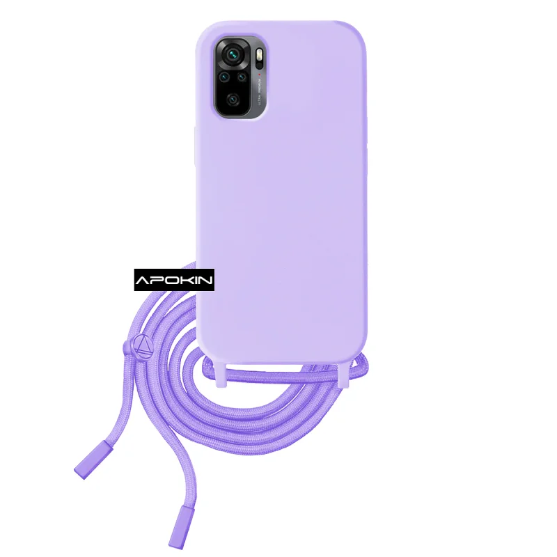 Capa Apokin para Xiaomi Redmi Note 10 com Cordão Lilás - Imagem 4