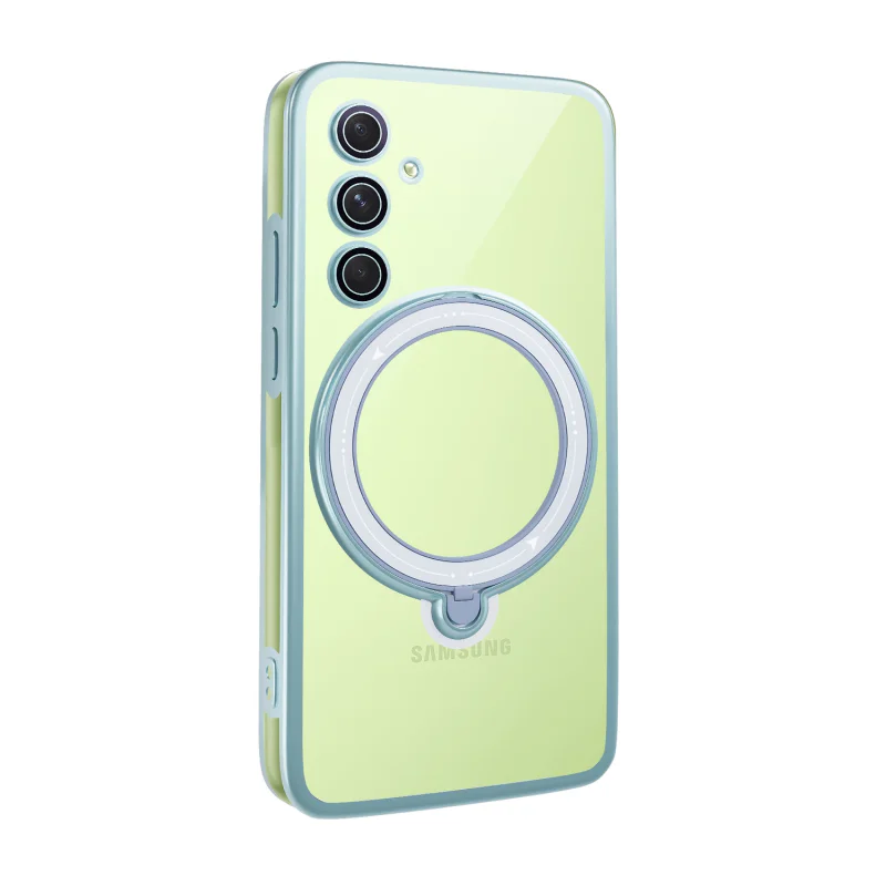 Capa Transparente Apokin com Anel MagSafe para Samsung Galaxy A34 Preto - Imagem 5