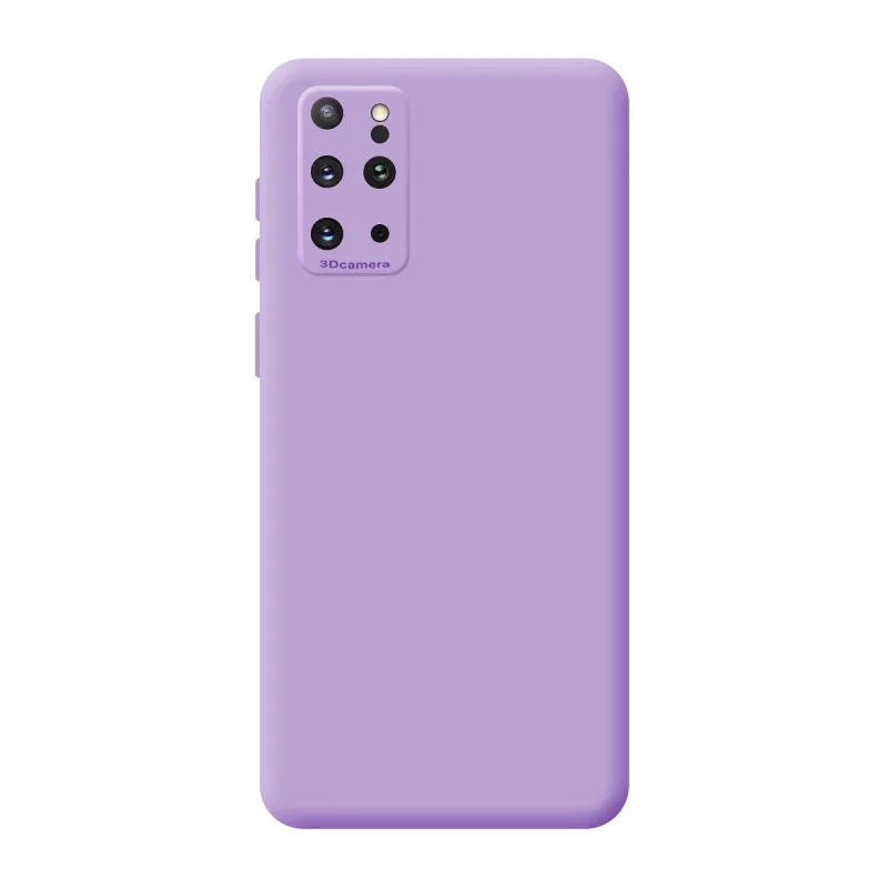 Capa de Silicone Macia Apokin com Câmara 3D para Samsung Galaxy S20 Plus Azul turquesa - Imagem 6