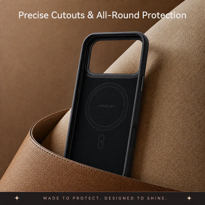 Capa Magnética Apokin Diamante Brilhante com Rebordo Preto para iPhone 15 Prata - Imagem 6