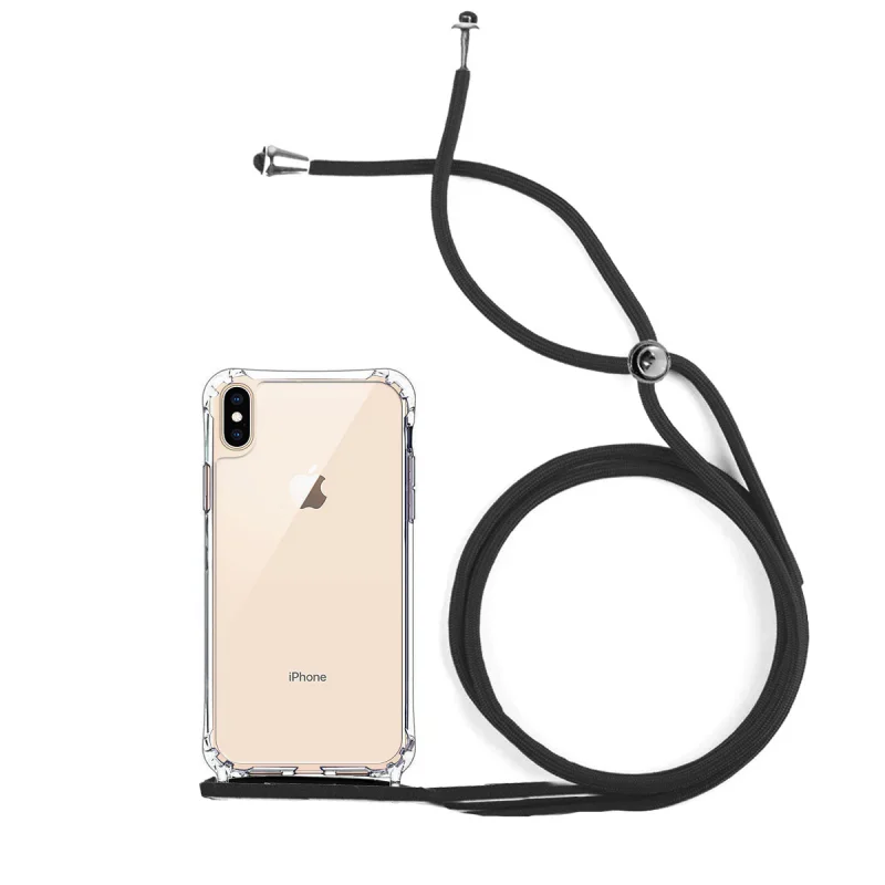 Capa Apokin iPhone X e XS Transparente com Cordão - Imagem 1