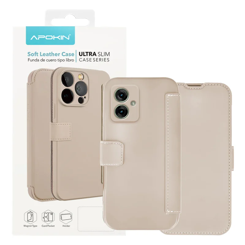 Capa Apokin para Motorola Moto G55 Silicone Macio Preto - Imagem 3
