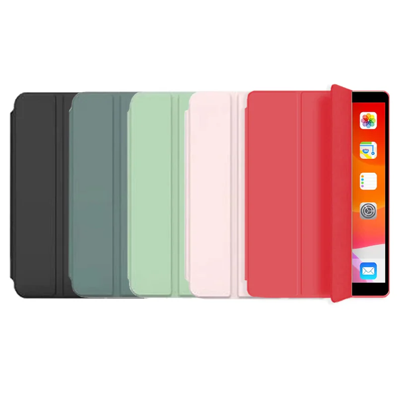 Capa Smart Case Apokin V2 para iPad Pro 13 2024 com Suporte para Lápis Rosa Claro - Imagem 1