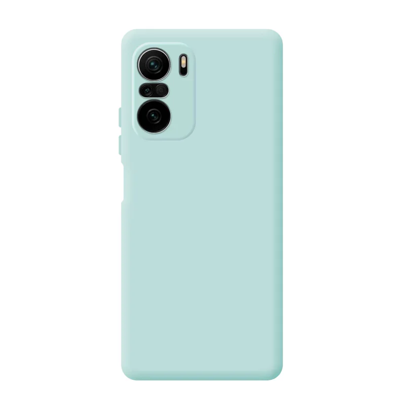 Capa Apokin para Xiaomi Mi 11i / Poco F3 / Redmi K40 Pro Silicone Macio com Proteção 3D Azul Turquesa - Imagem 4