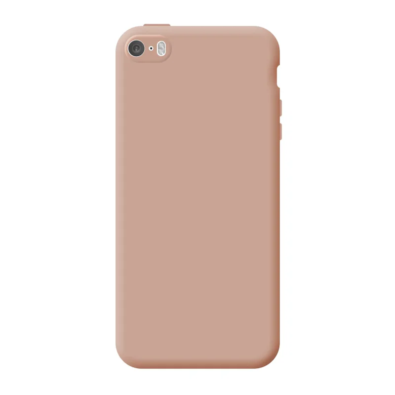 Capa de Silicone Apokin com Proteção de Câmara 3D para iPhone 5 e 5s Preto - Imagem 5