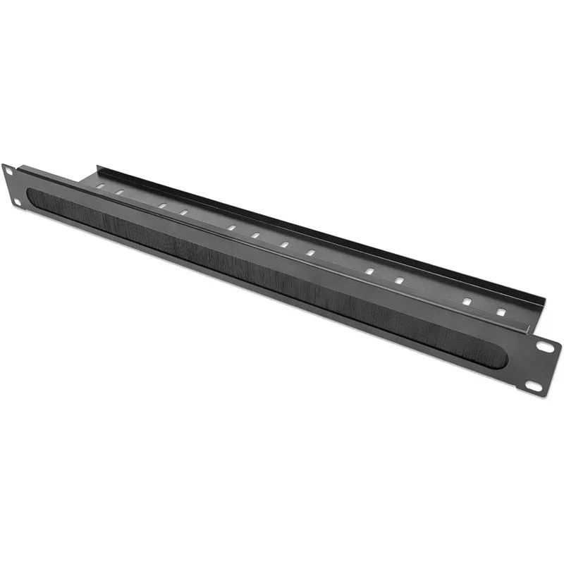 Painel de Gestão de Cabos EWENT 19" 1U com Escova Preto - Imagem 1