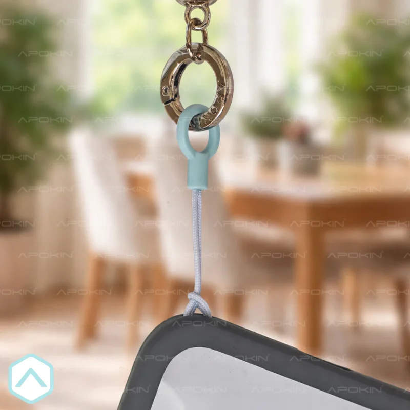 Adaptador Apokin com Cordão de Pescoço Universal para Telemóvel 2 Unidades Branco - Imagem 4