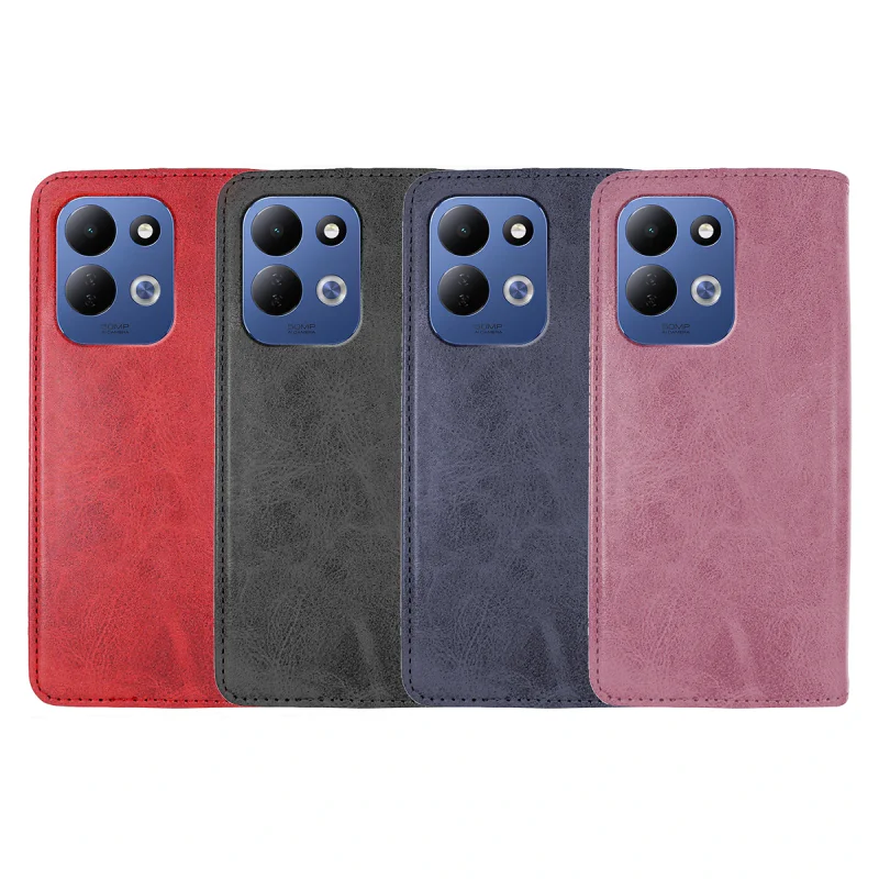 Capa Apokin para Xiaomi Redmi 17 em Pele Sintética com Porta-cartões Azul
