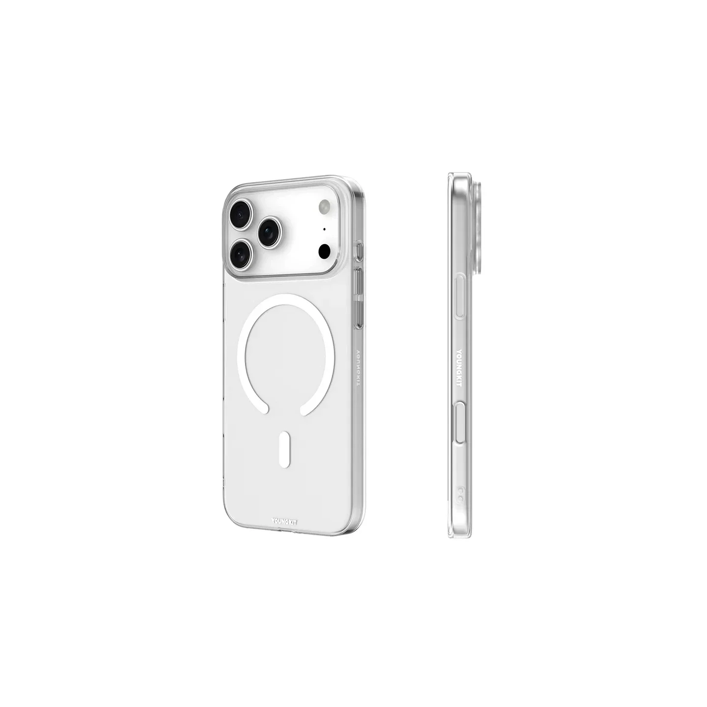 Capa Transparente Youngkit com MagSafe para iPhone 17 Pro e 18 Pro
