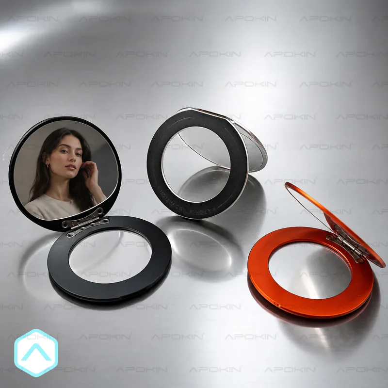 Suporte Magnético com Anel Dobrável Apokin M06 Laranja - Imagem 2